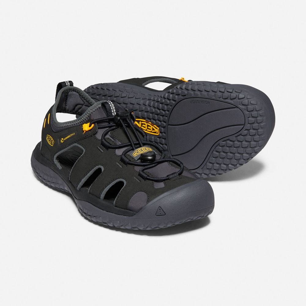 Keen Outdoor Sandalet Erkek Siyah - Solr - Türkiye VBXA61037